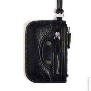 NWT Balenciaga Le Cagole Coin Purse Black